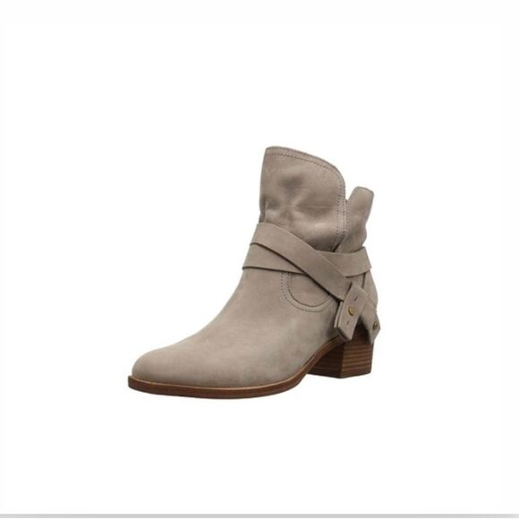 Revolve UGG Elora Leather Buckle Ankle Boot in Sahara - Picture 2 of 10